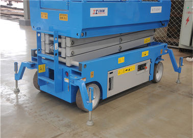 Scherenhebebühne-Antibeleg-Stahlplatten-Sicherheits-Operation des Wechselstrom-unwegsamen Geländes